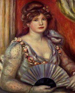 Lady with a Fan, by Renoir