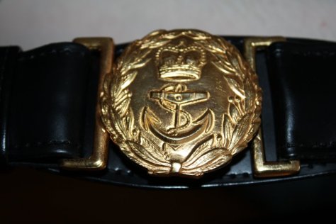 The Royal Navy belt buckle